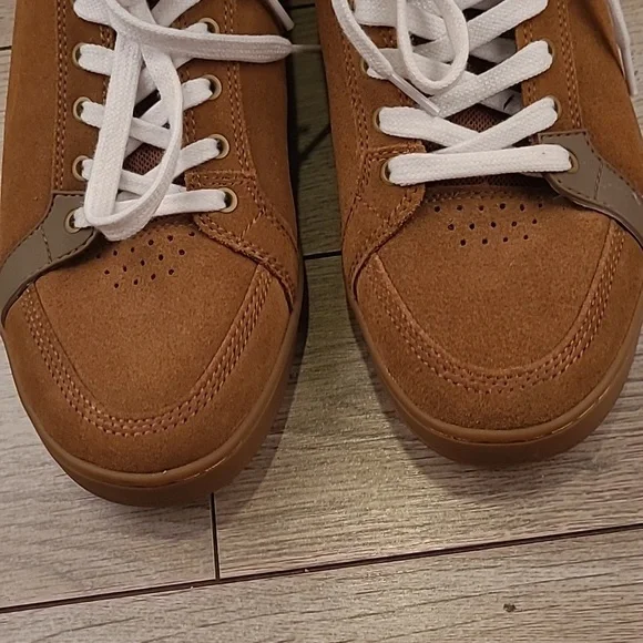 ES Sal‎ SLB Tan Brown Suede Leather Sz 12 Mens ATH Skateboarding Shoes Sneakers